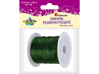 Drucik florystyczny 0, 45mm x 30m zielony