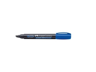 MARKER PERMANENT 54-E NIEBIESKI ŚCIĘTA K OŃCÓWKA FABER-CASTELL