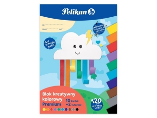 BLOK KREATYWNY KOLOROWY PREMIUM A4