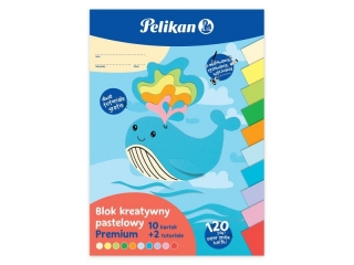 BLOK KREATYWNY PASTELOWY PREMIUM A4