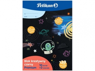 BLOK KREATYWNY CZARNY PREMIUM A4