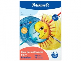 BLOK DO MALOWANIA BIAŁY PREMIUM A4