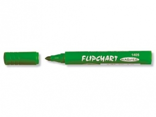 KIN MARKER 1405  FLIPCHART ZIELONY OKRGA KOCWKA [opakowanie=10szt]