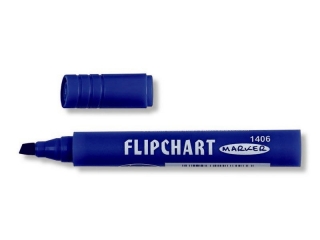 KIN MARKER 1406  FLIPCHART NIEBIESKI CITA KOCWKA [opakowanie=10szt]