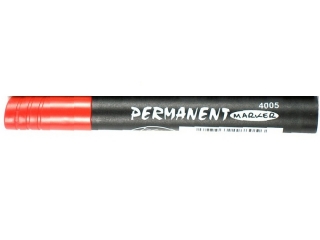 KIN MARKER 4005  PERMANENTNY CZERWONY OKRGA KOCWKA [opakowanie=10szt]
