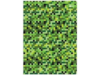 Teczka kartonowa z gumk, PIXI, zielony, 24x31cm, Happy Color [opakowanie=10szt]