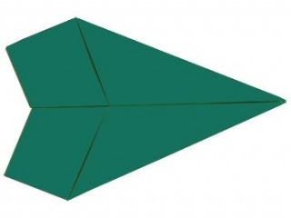 Karton kolorowy 270g, B1, 25 ark, zielony szmaragd, Happy Color