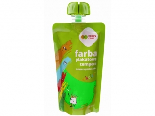 Farba plakatowa tempera, 100ml, neon zielony, Happy Color