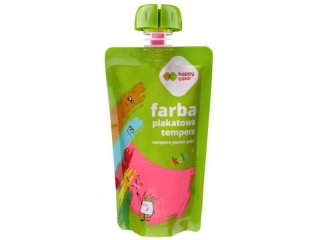 Farba plakatowa tempera, 100ml, różowy, Happy Color