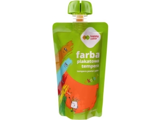 Farba plakatowa tempera, 100ml, pomarańczowy, Happy Color
