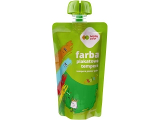 Farba plakatowa tempera, 100ml, zielony, Happy Color