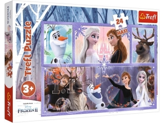 Puzzle "24 Maxi - ¦wiat pe³en magii" / Disney Frozen 2