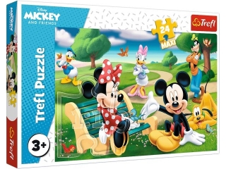 Puzzle "24 Maxi - Myszka Miki w gronie przyjació³" / Disney Standard Characters