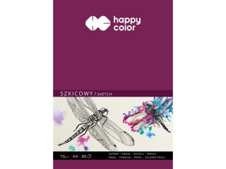 Szkicownik klejony  A5, 80 ark, 70gsm [opakowanie=5szt]