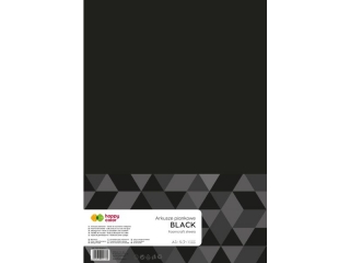 Arkusze piankowe A3, 5 ark, czarny, Happy Color