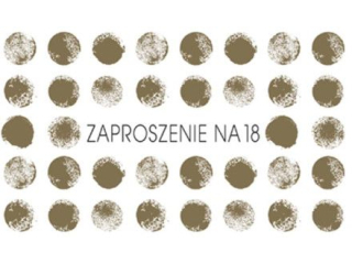 Zaproszenie POL-MAK 10szt. 18-nastka 160x95 z kopertą Z_UR18_46439