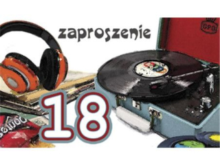 Zaproszenie POL-MAK 10szt. 18-nastka 160x95 z kopertą Z_UR18_47948