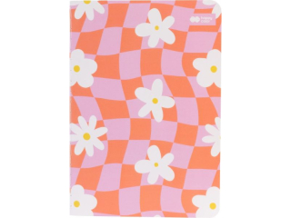 Notes szyty BLOOM-Pastel, A6, 32 ark, kropki, 80g/m2, Happy Color [opakowanie=3szt]