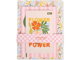 Zestaw Notesów szytych BLOOM-Boho, 3 szt, 25x19, 21, 5x15, 18x, 11, 5 cm, 32 ark, 80g/m2, Happy Color