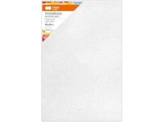 Podobrazie bawełniane 40x60, impregnowane białe, tablica malarska MDF 4mm, Happy Color