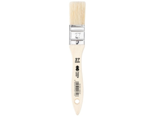 P�dzel hobby, szczecina, p�aski 27mm, Hobby Color [opakowanie=12szt]