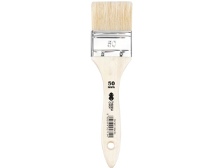 P�dzel hobby, szczecina, p�aski 50mm, Hobby Color [opakowanie=12szt]
