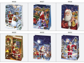 Torebka ozdobna POL-MAK Gwiazdka 10szt. T5_GW_58 230x320x110