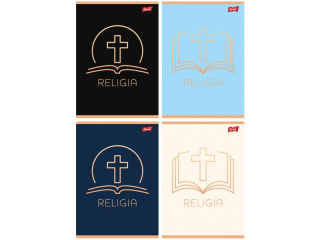 Zeszyt do religii A5 32 kartki krata ok�adka laminowana 70 g/m2 [opakowanie=15szt]