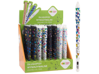 Display - Długopis wymazywalny My Love, 0.5mm, niebieski, 40 szt., Happy Color