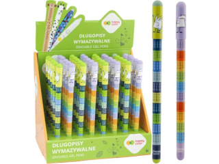 Display - Długopis wymazywalny Tabliczka mnożenia, 0, 5 mm, niebieski, 40 szt., Happy Color