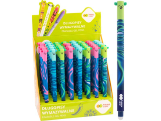 Display - Długopis wymazywalny Magic Sky (Uszaki), 0.5mm, niebieski, 40 szt, Happy Color