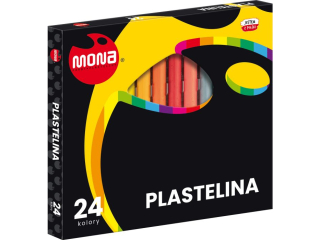 Plastelina 24 kolor�w 15 g [opakowanie=5szt]