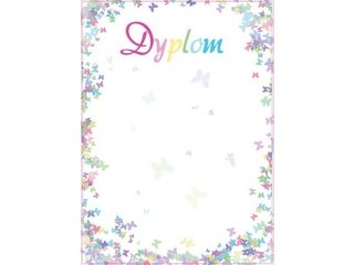 DYPLOMY DZIECICE MOTYLKI