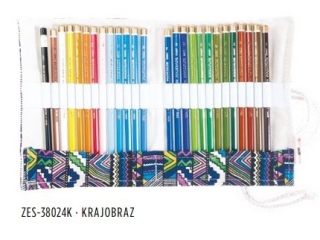 KIN KREDKI POLYCOLOR 3800 24 KOL. W KOLOROWYM ETUI KRAJOBRAZ
