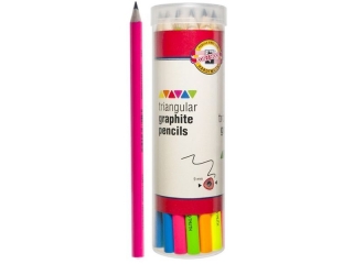 KIN OWEK GRAFITOWY 1870/B JUMBO MIX FLUO [opakowanie=24szt]