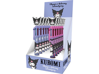 D�ugopis 6-kolorowy, automatyczny display 12 sztuk KUROMI