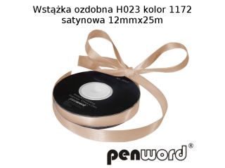 WSTKA OZDOBNA H023 KOL. 1172 SATYNOWA 12mmx25m [opakowanie=5szt]