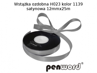 WSTKA OZDOBNA H023 KOL. 1139 SATYNOWA 12mmx25m [opakowanie=5szt]