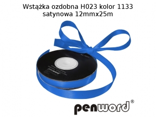 WSTKA OZDOBNA H023 KOL. 1133 SATYNOWA 12mmx25m [opakowanie=5szt]