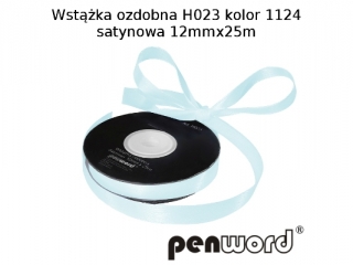 WSTKA OZDOBNA H023 KOL. 1124 SATYNOWA 12mmx25m [opakowanie=5szt]