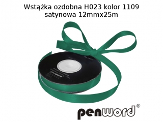 WSTKA OZDOBNA H023 KOL. 1109 SATYNOWA 12mmx25m [opakowanie=5szt]