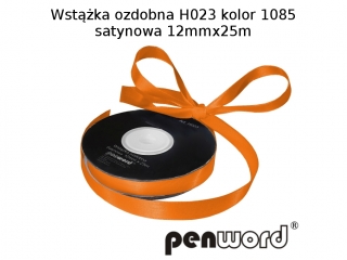 WSTKA OZDOBNA H023 KOL. 1085 SATYNOWA 12mmx25m [opakowanie=5szt]