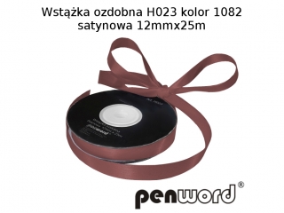 WSTKA OZDOBNA H023 KOL. 1082 SATYNOWA 12mmx25m [opakowanie=5szt]