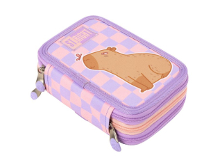 Pi�rnik szkolny potr�jny z wyposa�eniem PC5 CHILL CAPYBARA