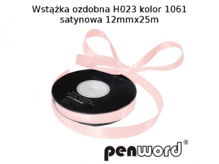WSTKA OZDOBNA H023 KOL. 1061 SATYNOWA 12mmx25m [opakowanie=5szt]