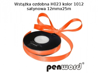WSTKA OZDOBNA H023 KOL. 1012 SATYNOWA 12mmx25m [opakowanie=5szt]