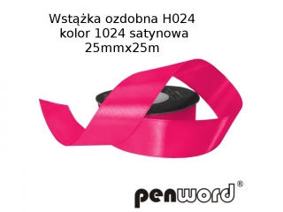 WSTKA OZDOBNA H024 KOL. 1024 SATYNOWA 25mmx25m [opakowanie=5szt]