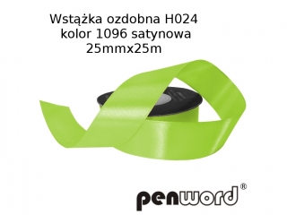 WSTKA OZDOBNA H024 KOL. 1096 SATYNOWA 25mmx25m [opakowanie=5szt]