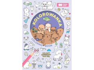 Kolorowanka, Kapibara Kapi Fun, 90g/m2, A5, 16 stron, Happy Color [opakowanie=5szt]