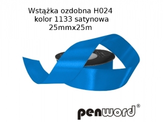 WSTKA OZDOBNA H024 KOL. 1133 SATYNOWA 25mmx25m [opakowanie=5szt]